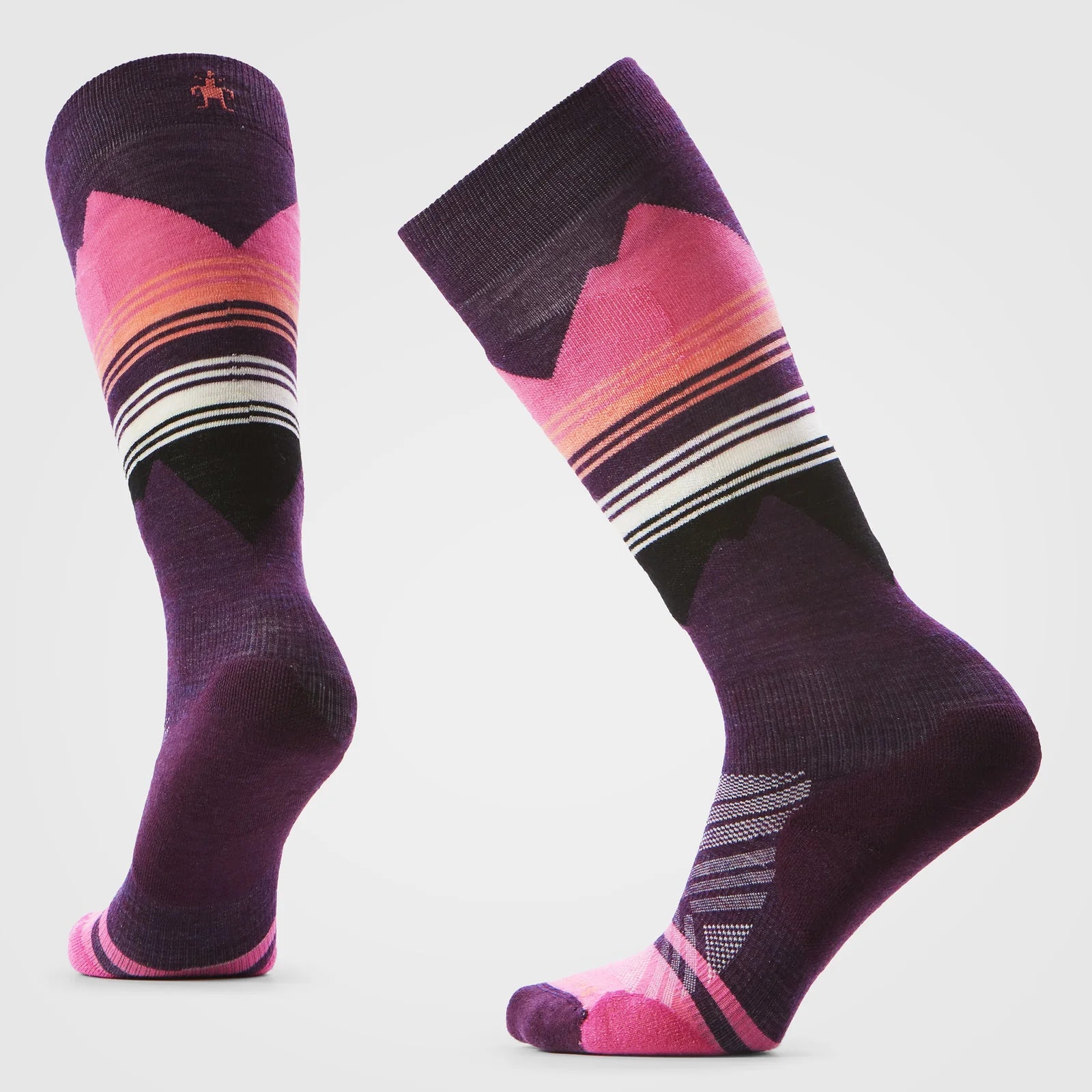 Smartwool Womens Ski Targeted Cushion Pattern OTC Socks Purple Iris