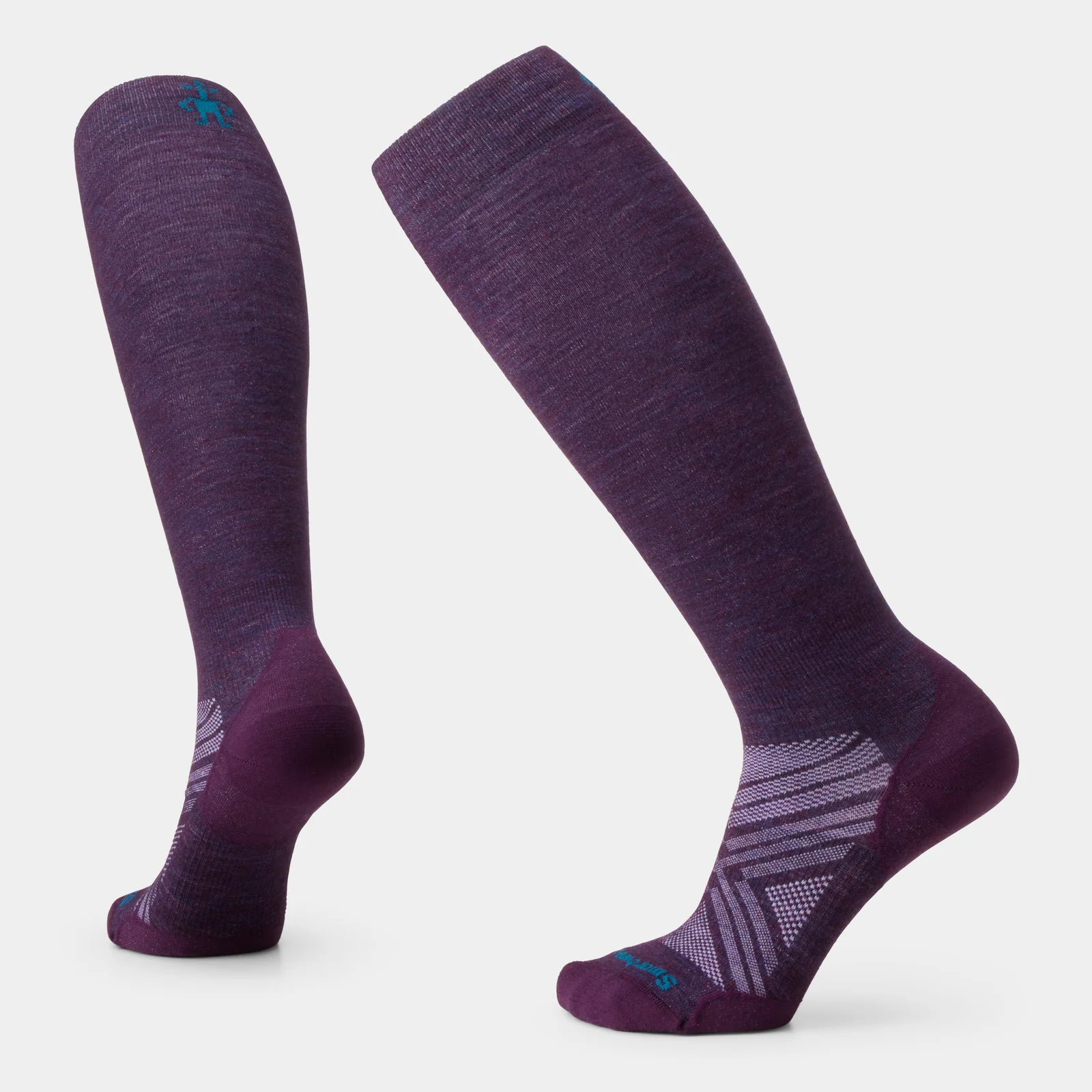 Smartwool Womens Ski Zero Cushion OTC Socks Purple Iris