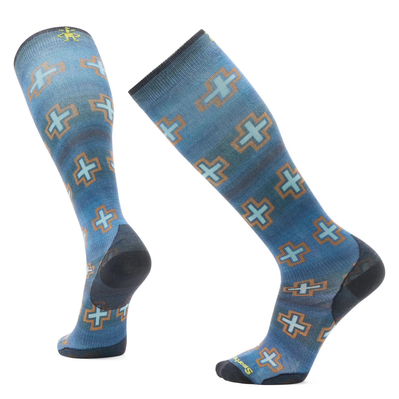 Smartwool Mens Ski Zero Cushion Print Socks X Large Deep Navy