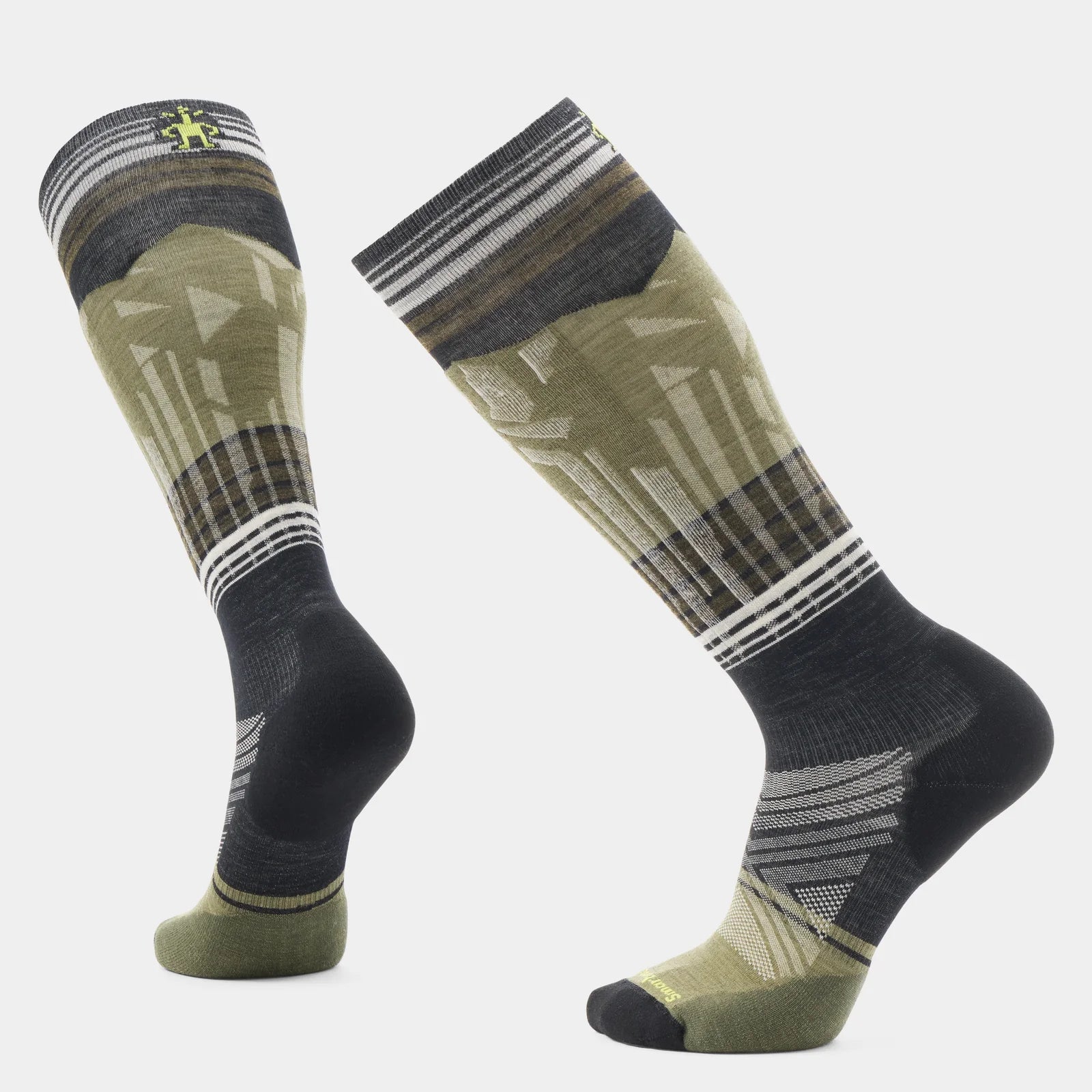 Smartwool Mens Ski Targeted Cushion Print Socks Black