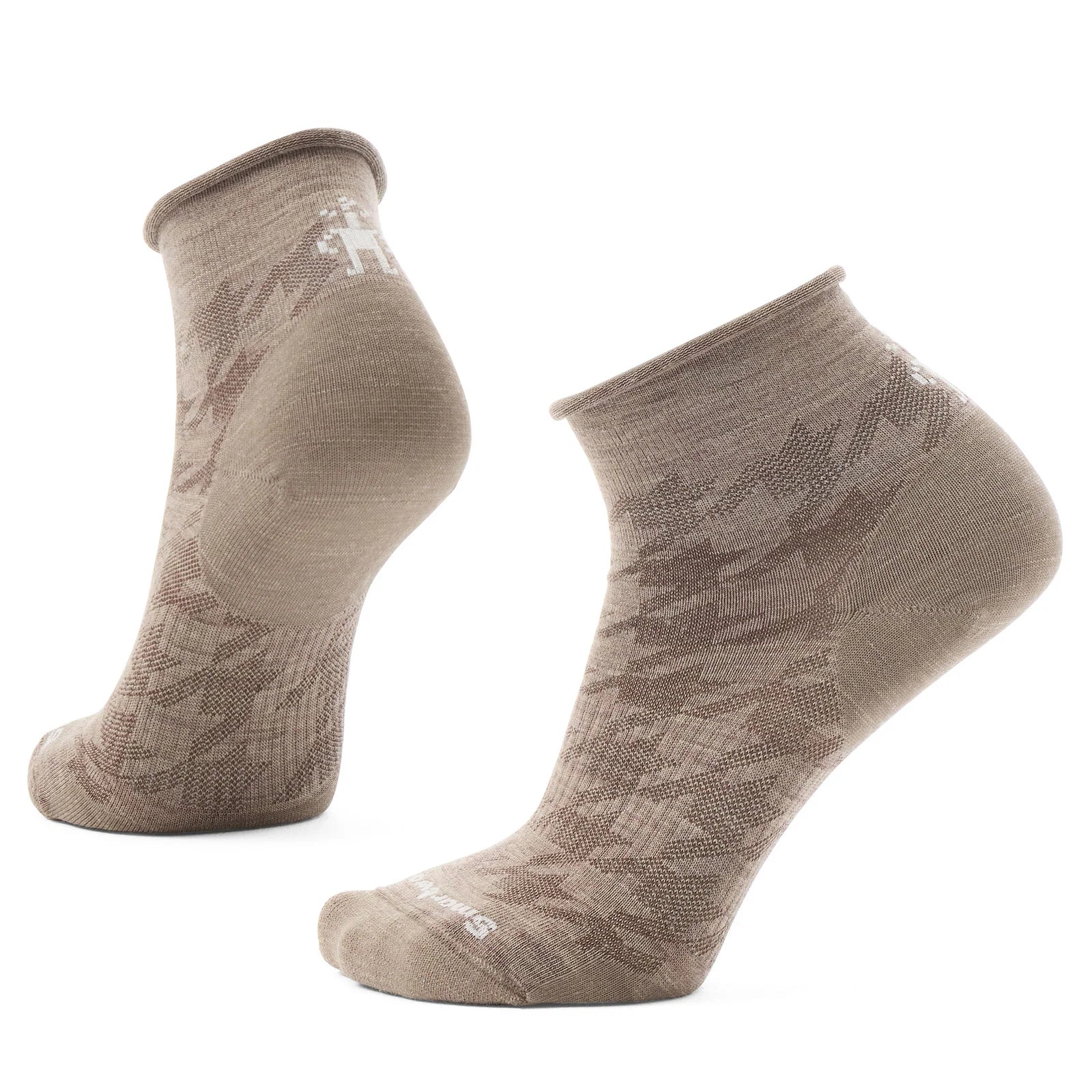 Smartwool Womens Everyday Hounds Tooth Ankle Socks Fossil