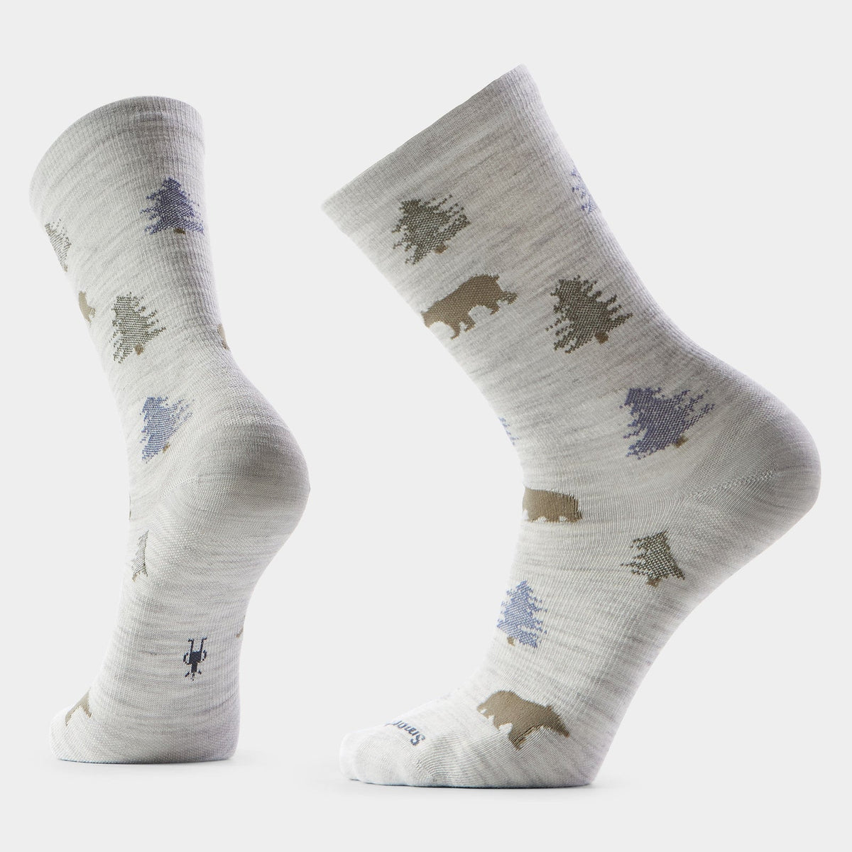 Smartwool Everyday Through the Trees Crew Socks Ash