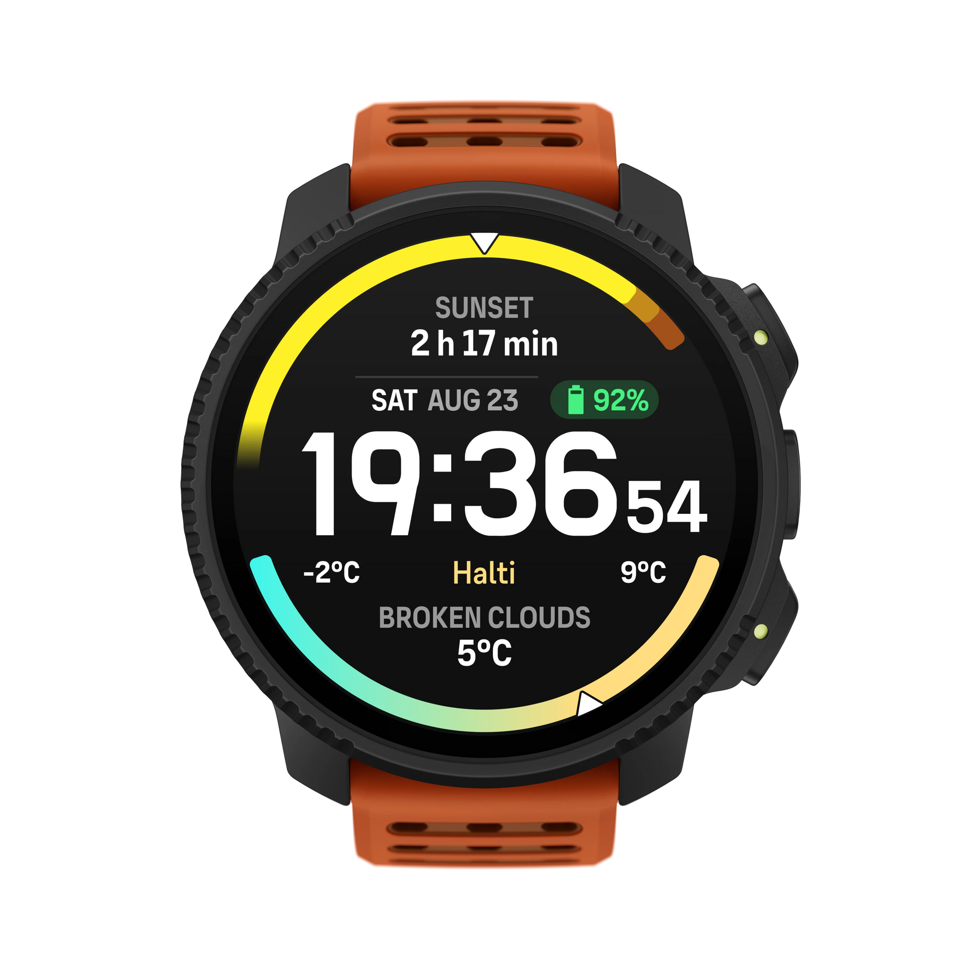 Suunto Vertical 2 GPS Watch Canyon - Stainless Steel Bevel