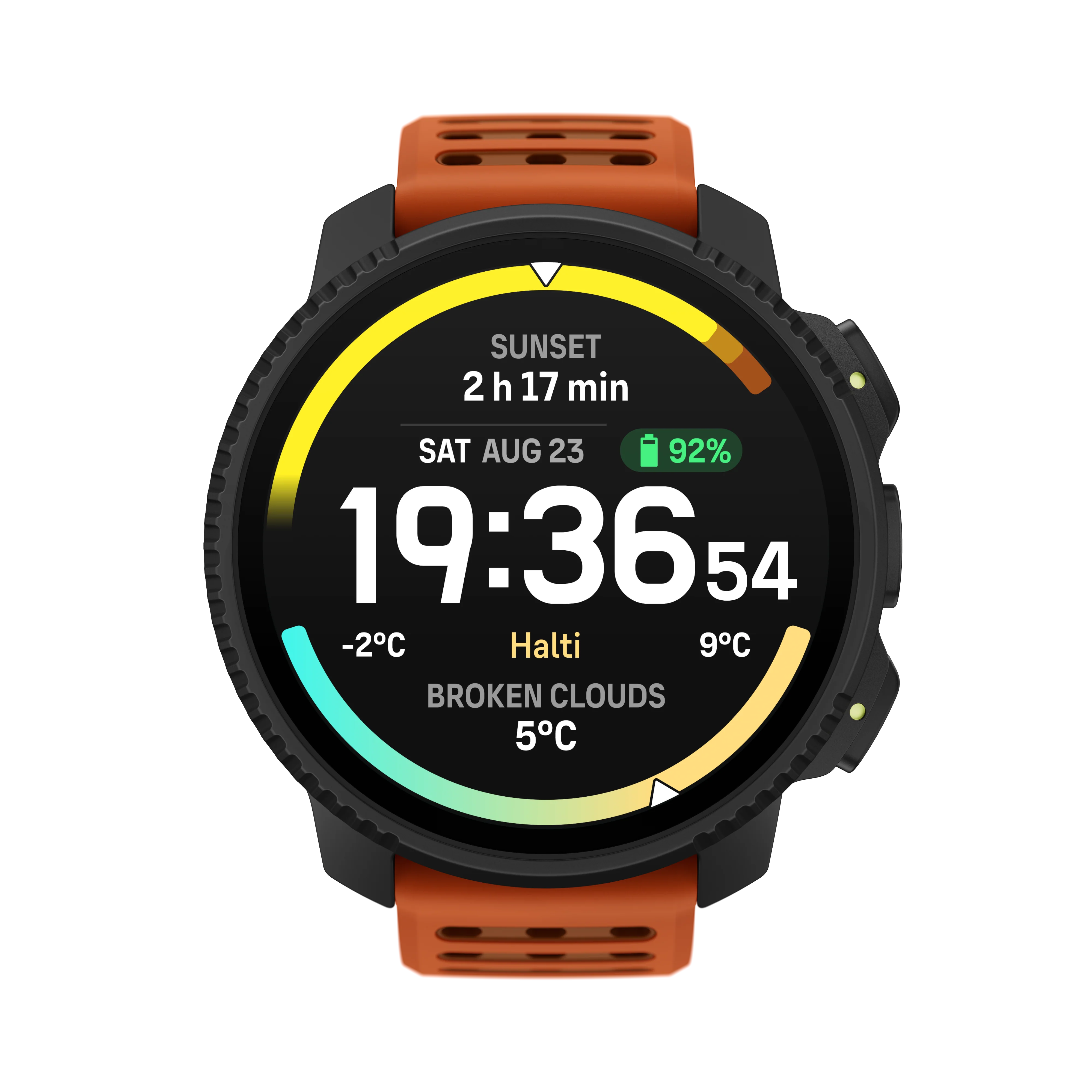 Suunto Vertical 2 GPS Watch Canyon - Stainless Steel Bevel