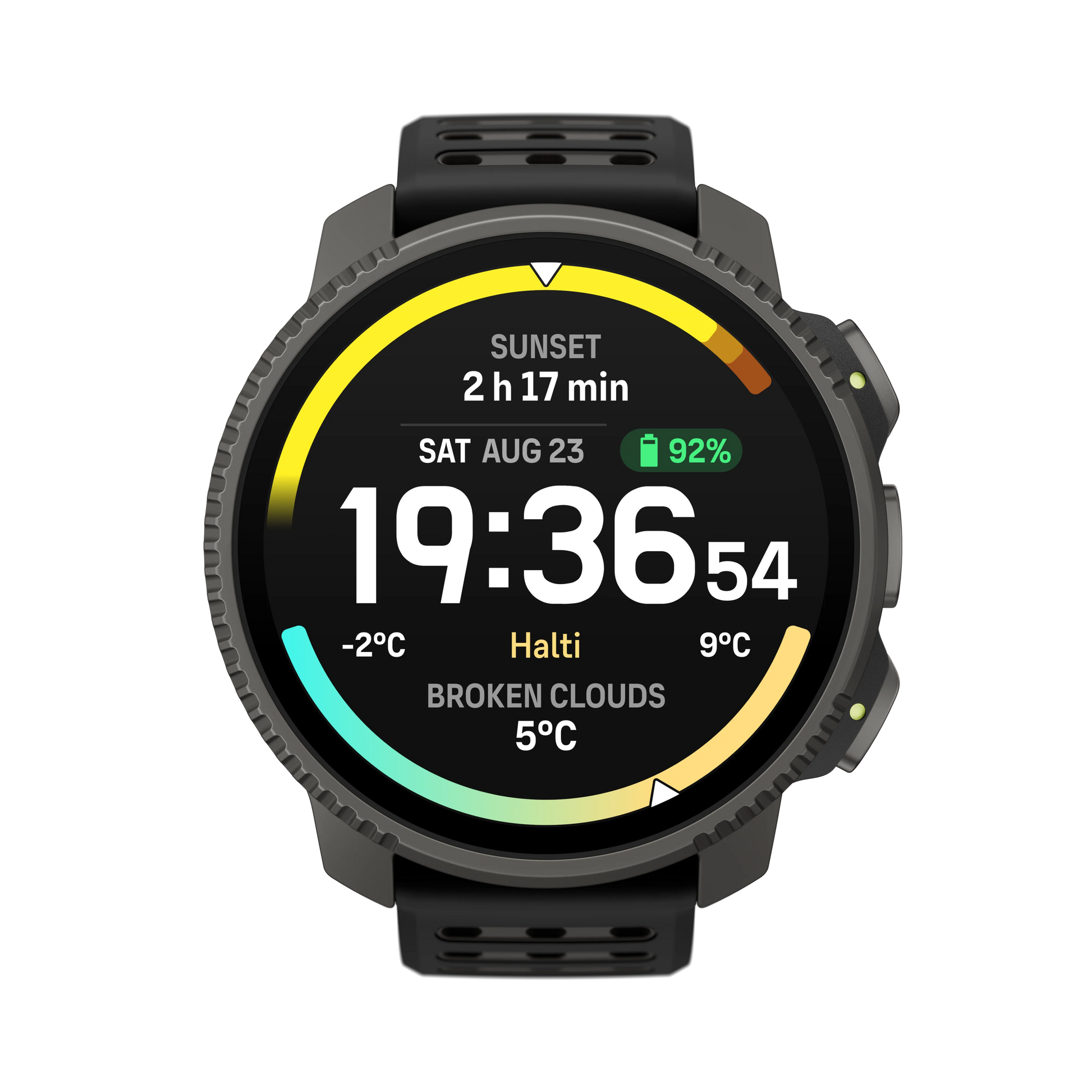 Suunto Vertical 2 GPS Watch Black - Titanium Bevel