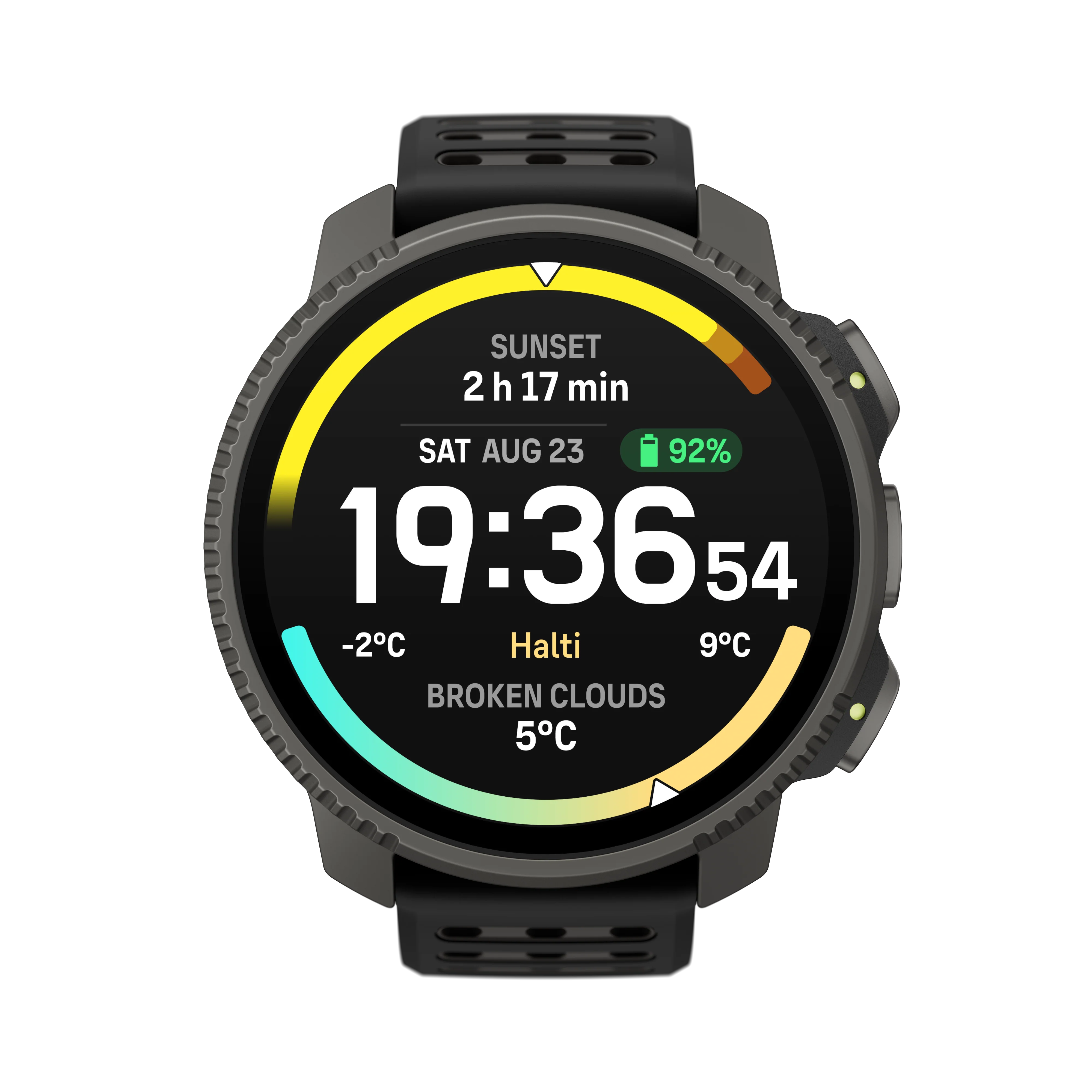 Suunto Vertical 2 GPS Watch Black - Titanium Bevel
