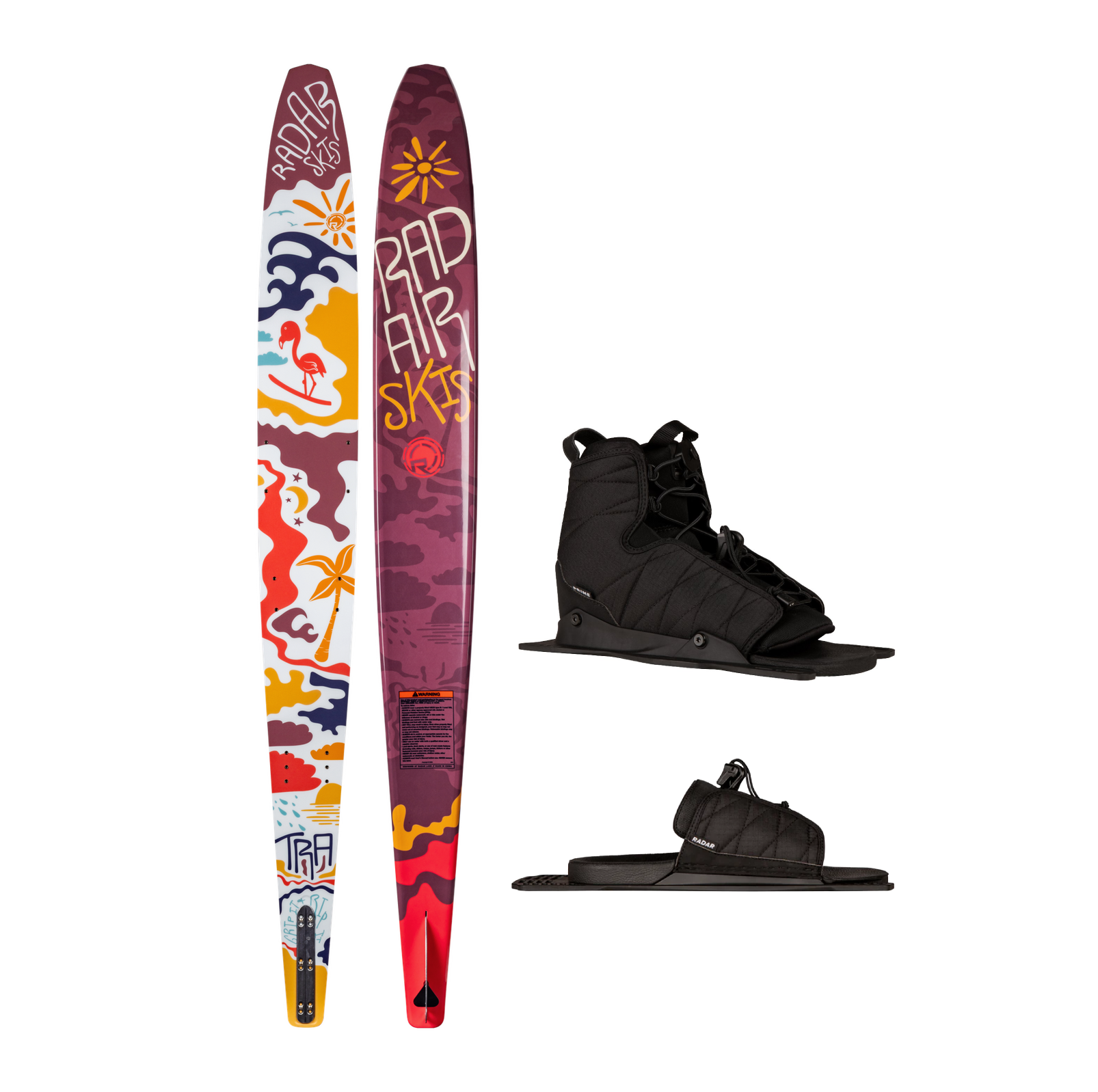 Radar TRA Junior Waterski 63in With Prime SM and ARTP Binding