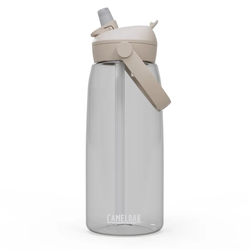 CamelBak Thrive Flip Straw Bottle with Tritan Renew 1L Clear