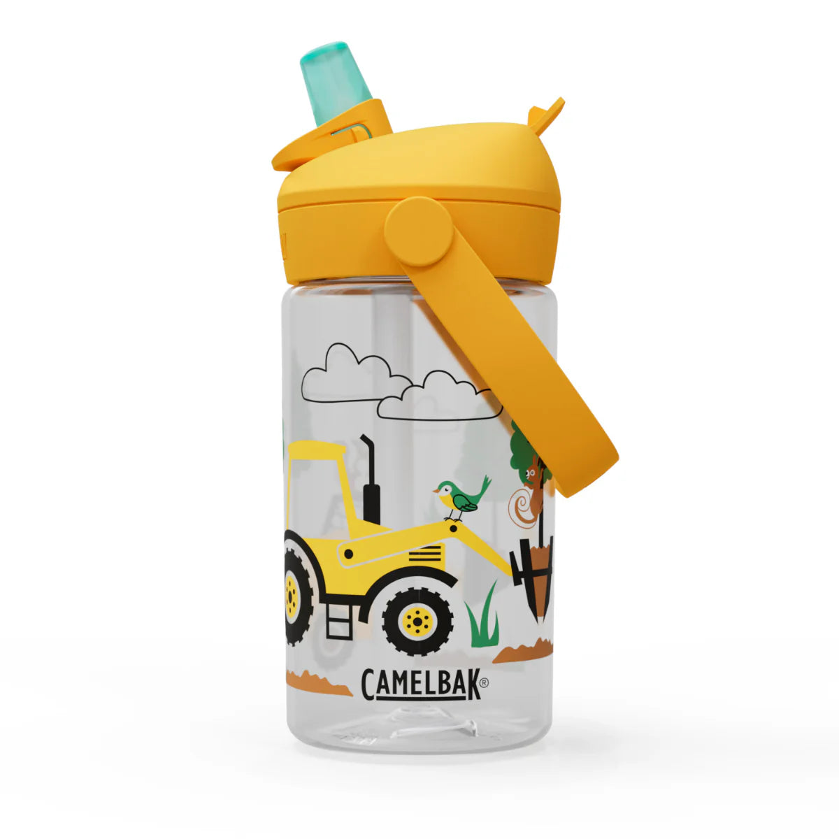 CamelBak Thrive Flip Straw Kids Bottle with Tritan Renew 350ml Tractors and Trees