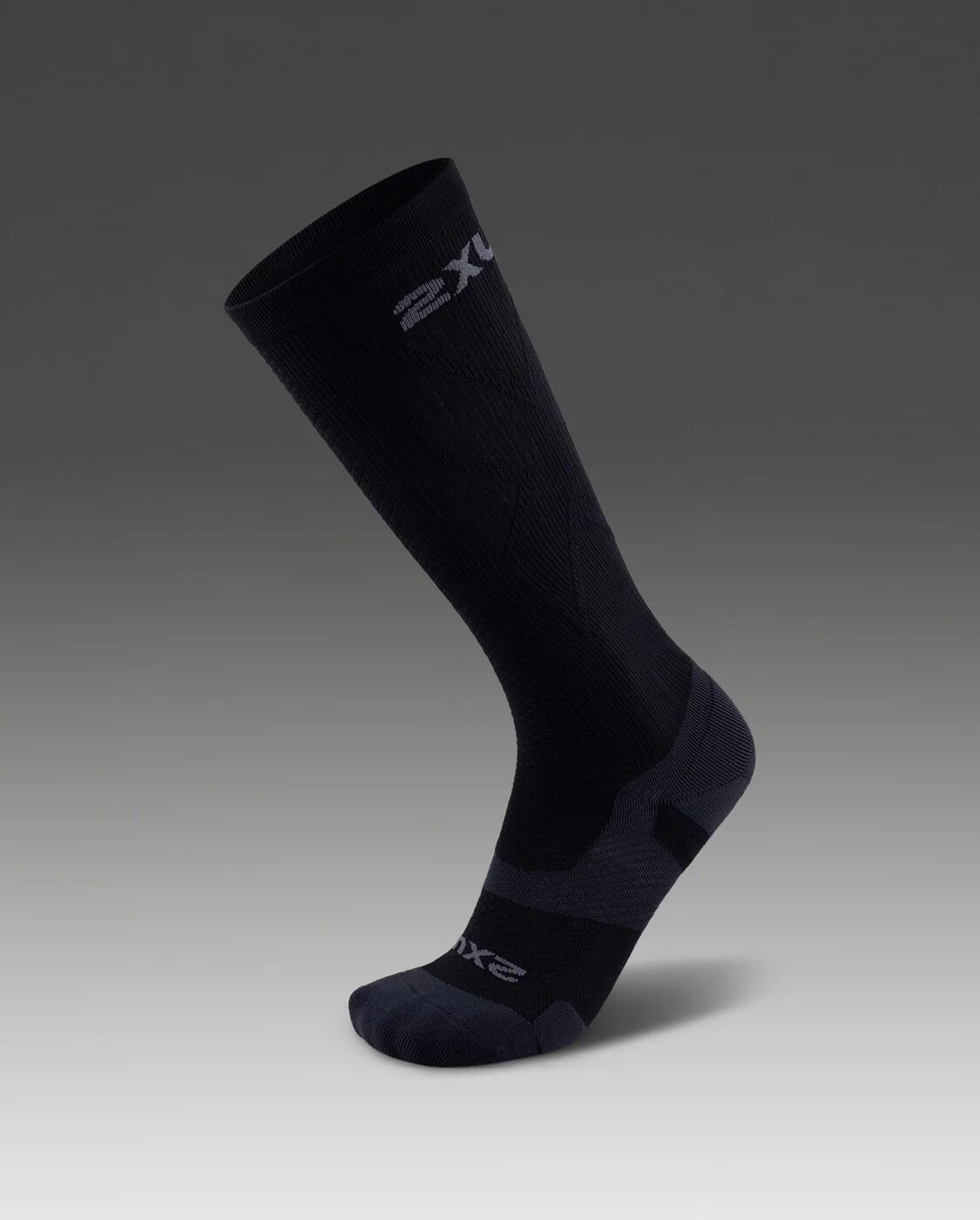 2XU Vectr Light Cushion FullLength Socks Black Titanium