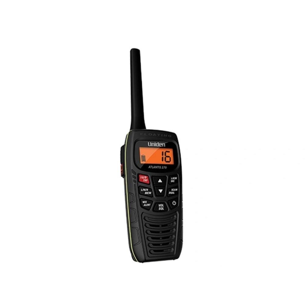 Uniden Atlantis 270nz 6 Watt Hh Vhf Floating Marine Radio