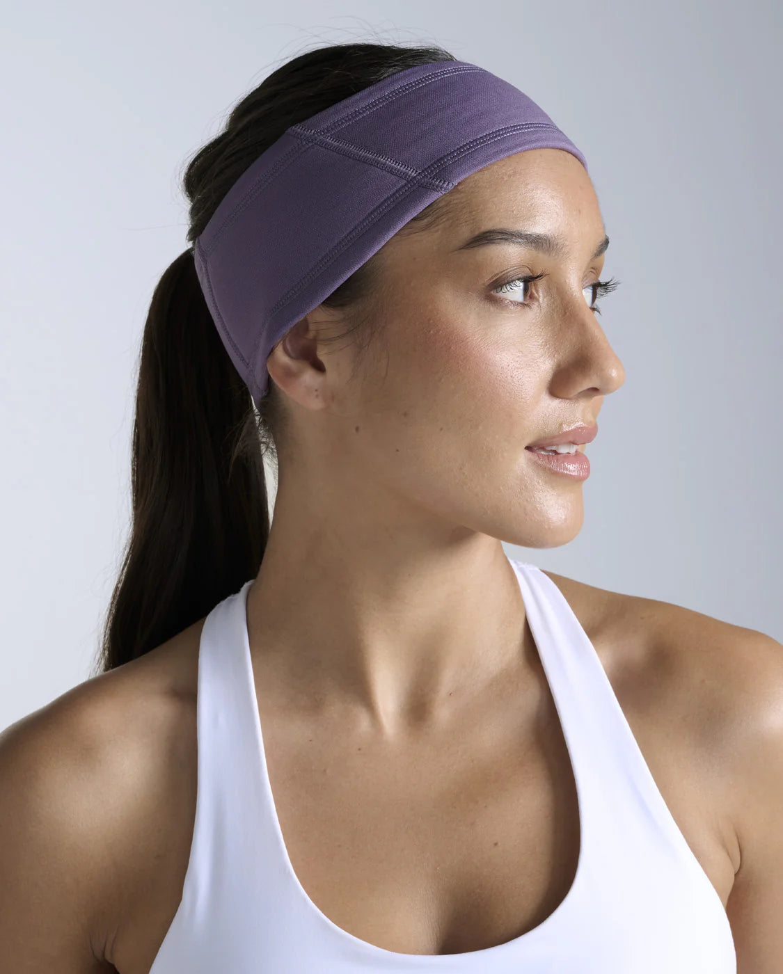 2XU Ignition Haptic Headband Dusted Grape Grape Reflective One Size