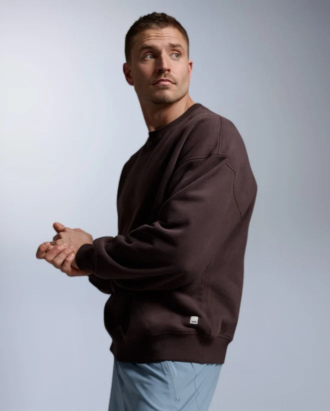 2XU Unisex EZ Oversized Organic Cotton Crew Bark Bark