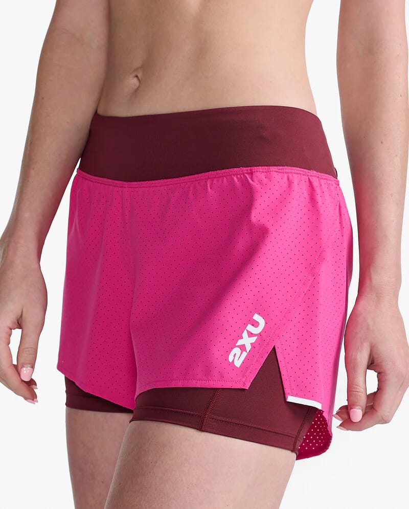 2xu Womens Aero 2-in-1 4 Inch Shorts