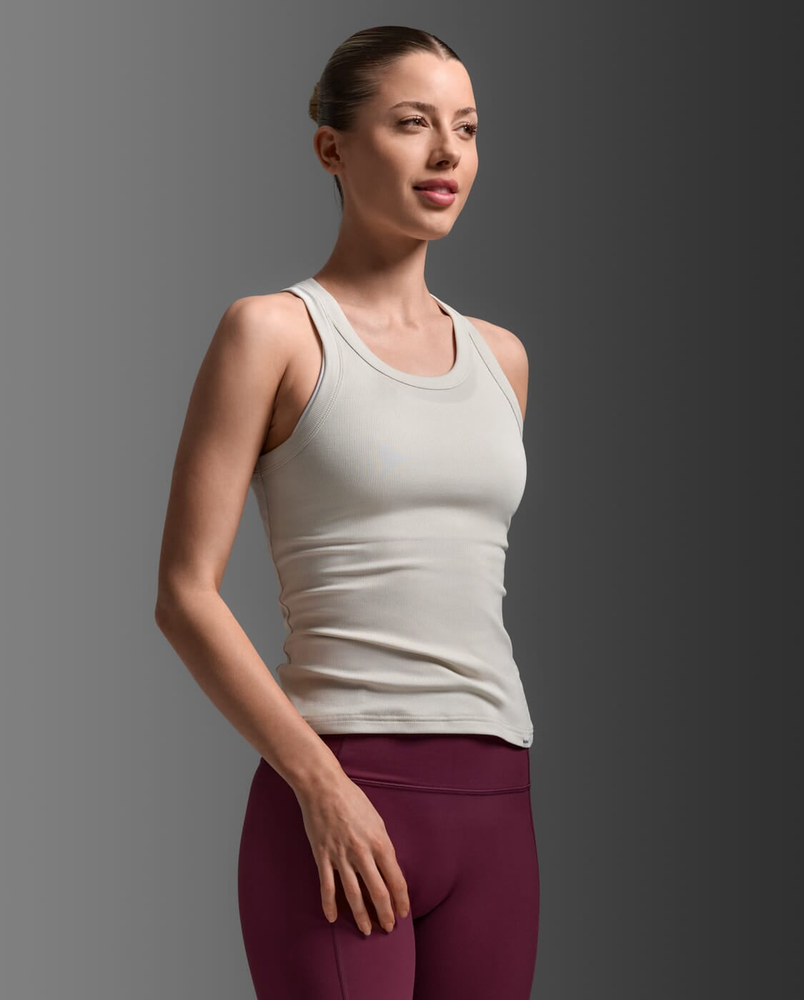 2XU Womens Fluid Ribbed Tank