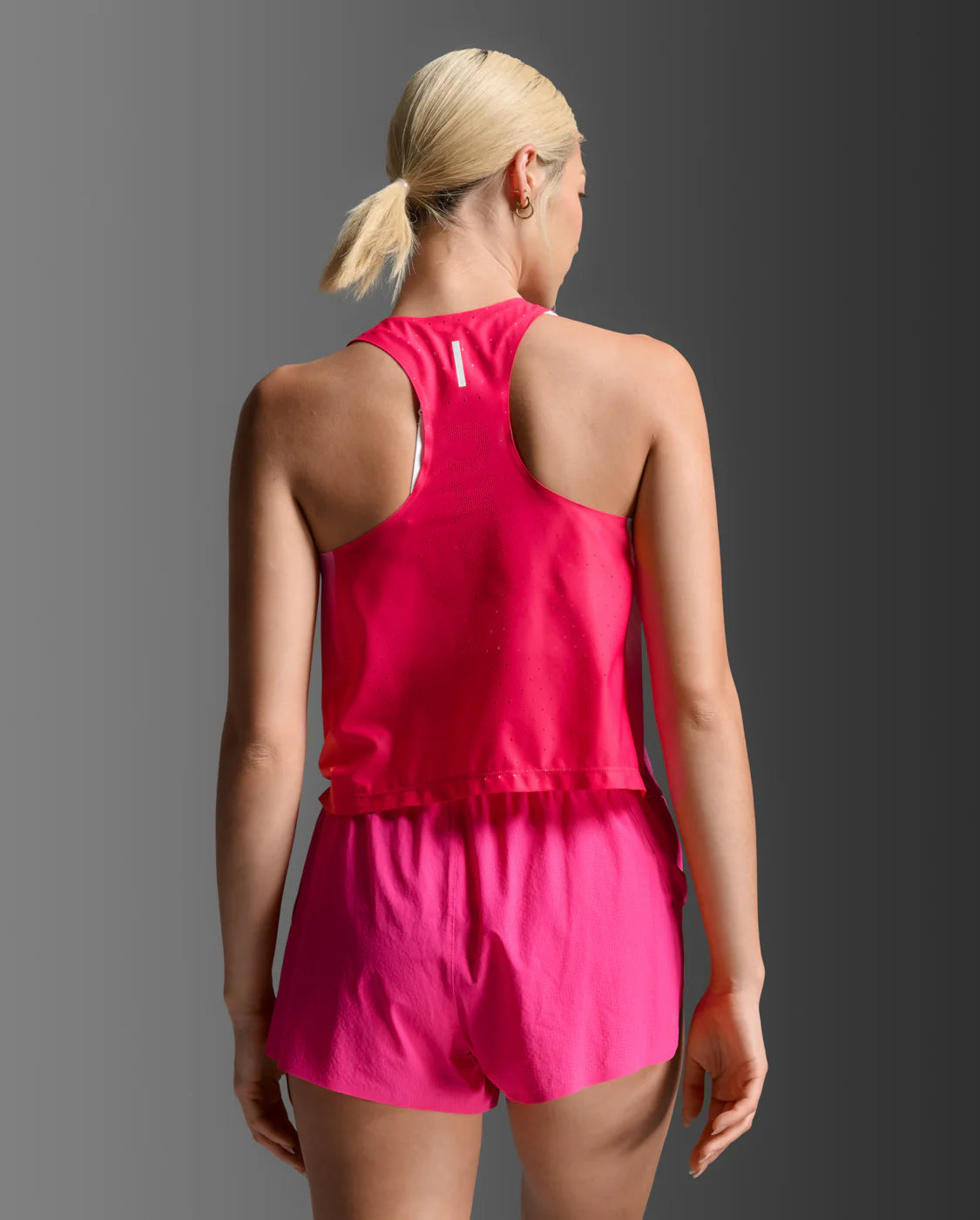 2XU Womens Light Speed React Crop Singlet