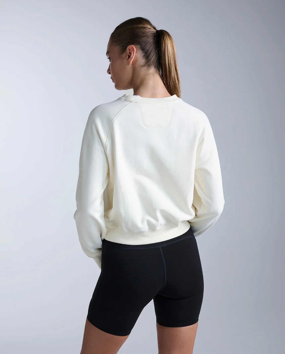 2XU Womens EZ Organic Cotton Ribbed Crew