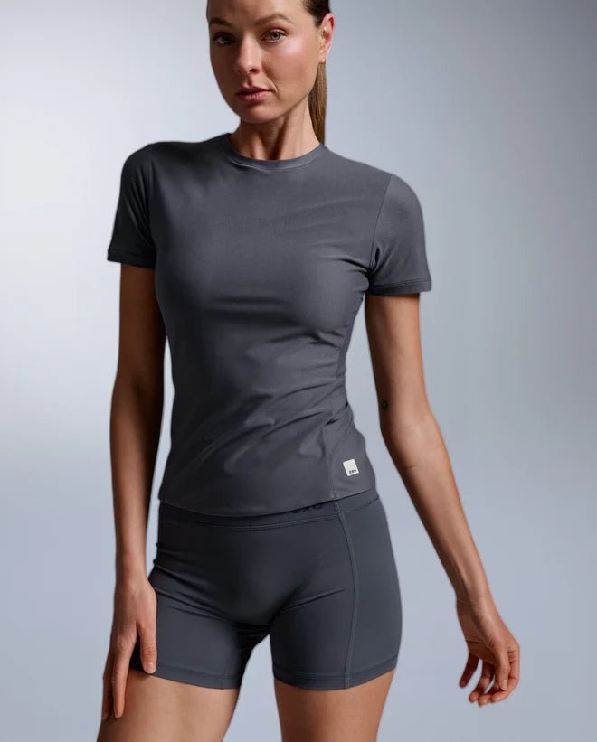 2XU Womens Wonderluxe Fitted Tee India Ink India Ink