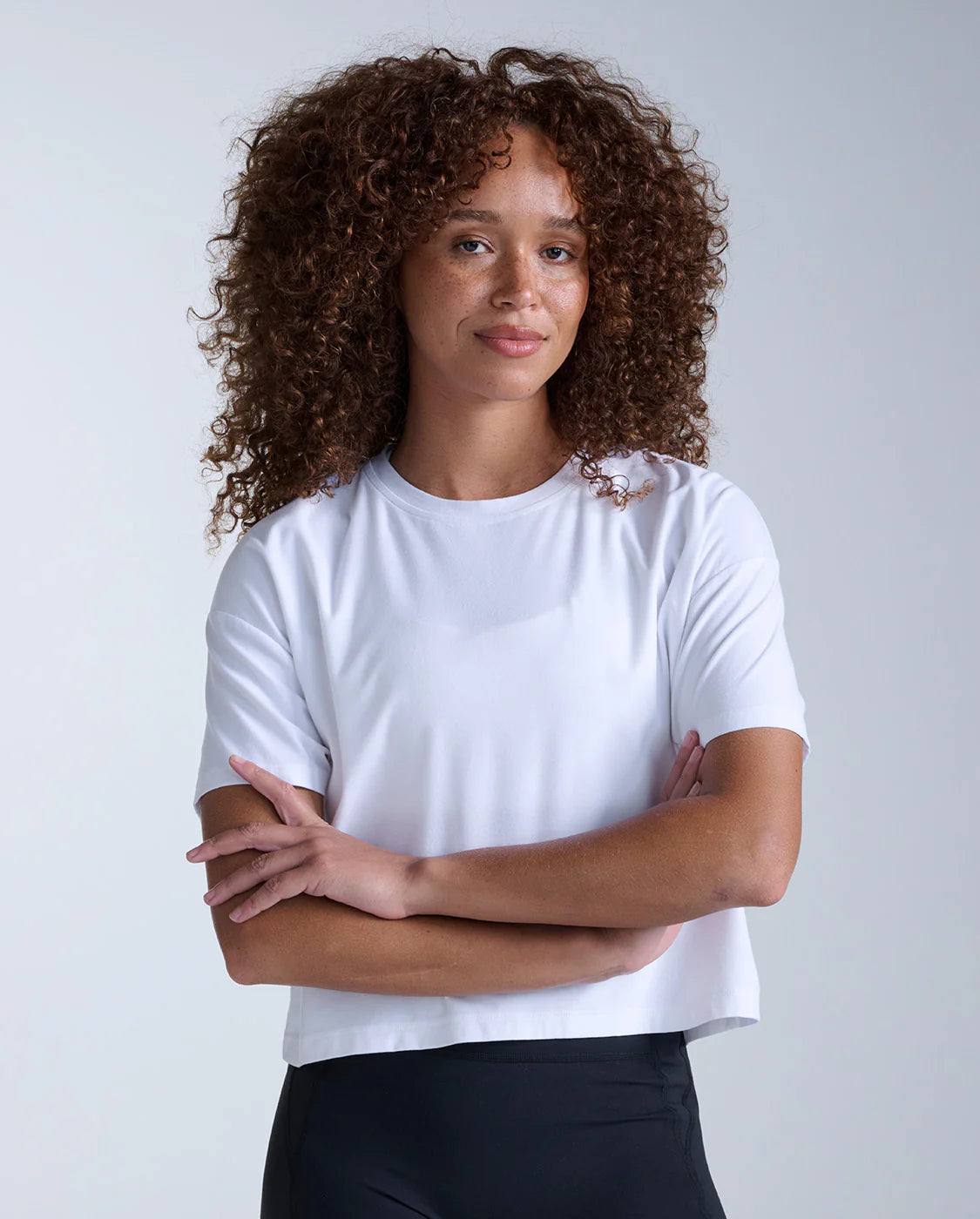 2XU Womens Form Soft Jersey Relaxed Tee White White