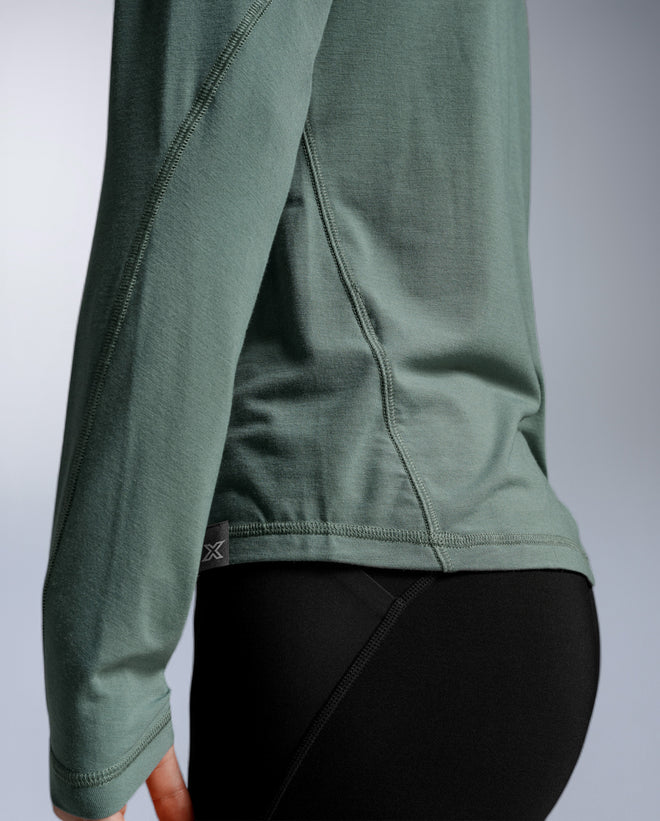 2XU Womens Ignition Wool Long Sleeve