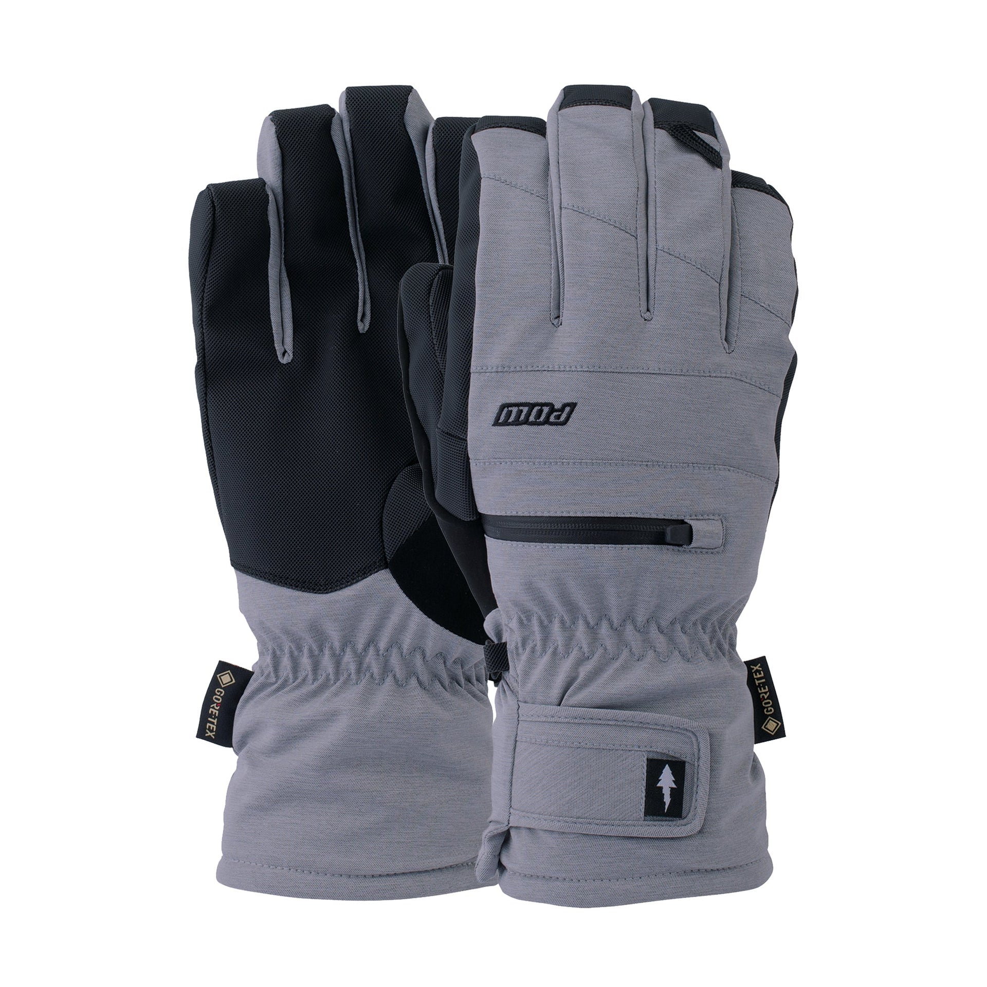 POW Men's Wayback GTX Short Gloves Grey