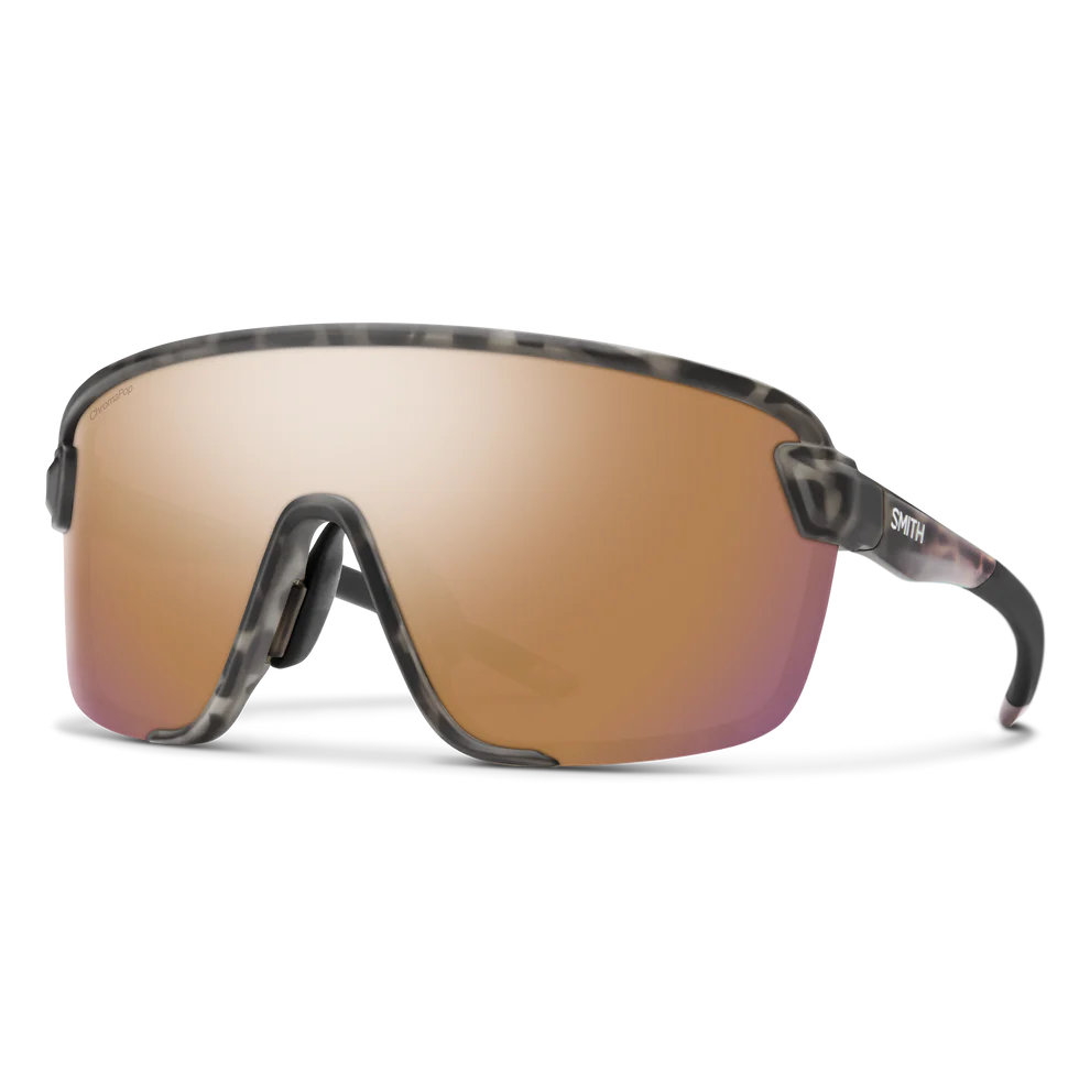 Smith Bobcat Sunglasses CP Rose Gold Mirror Clear Matte Salt Haze