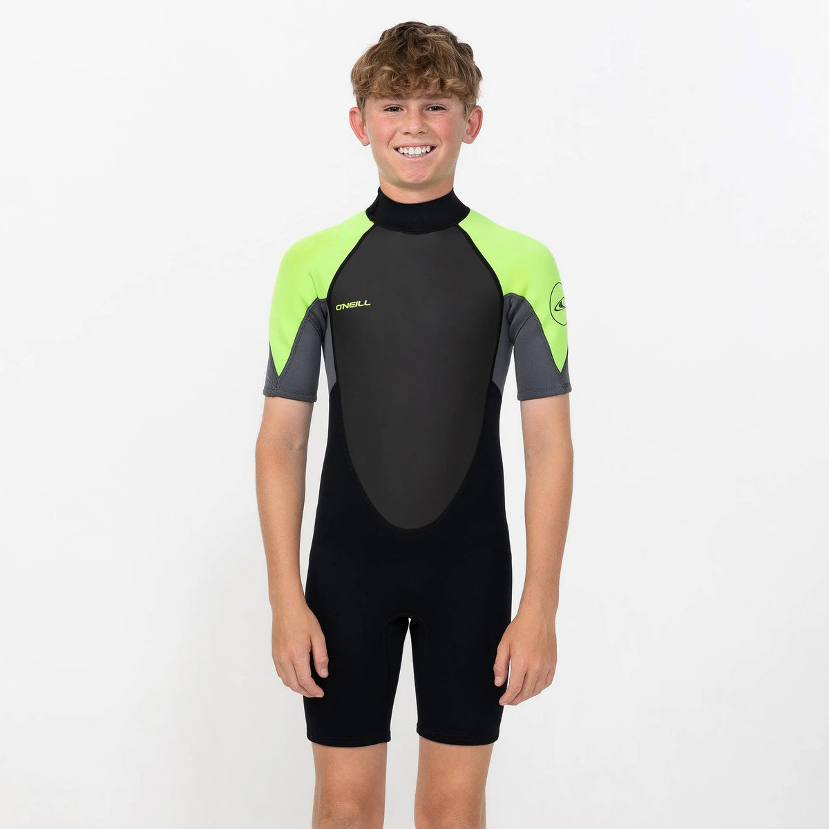 O'Neill BOYS REACTOR 2 BZ SS SPRING 2MM Lime Black