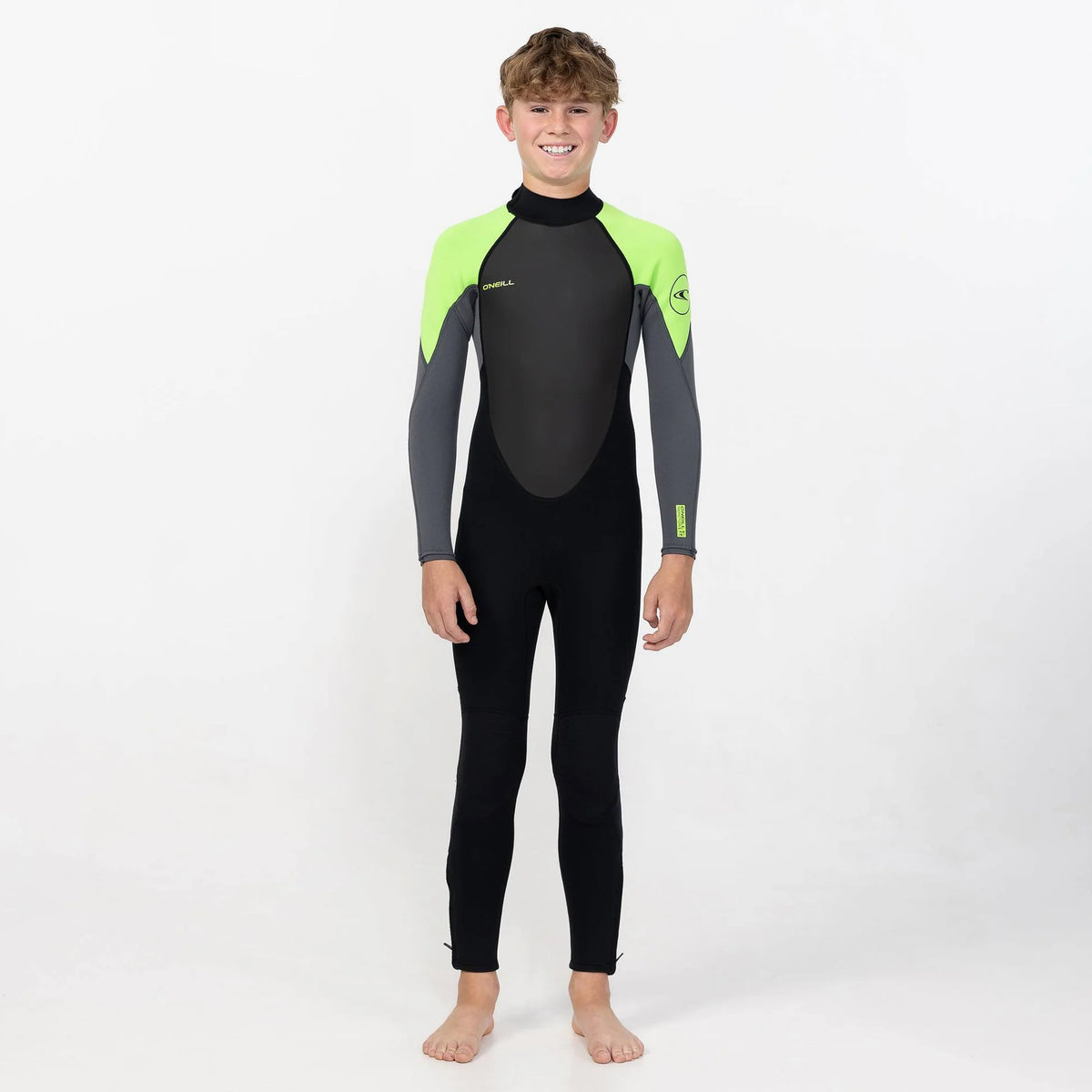 O'Neill Boys Reactor 2 Back Zip Full 3/2mm Wetsuit