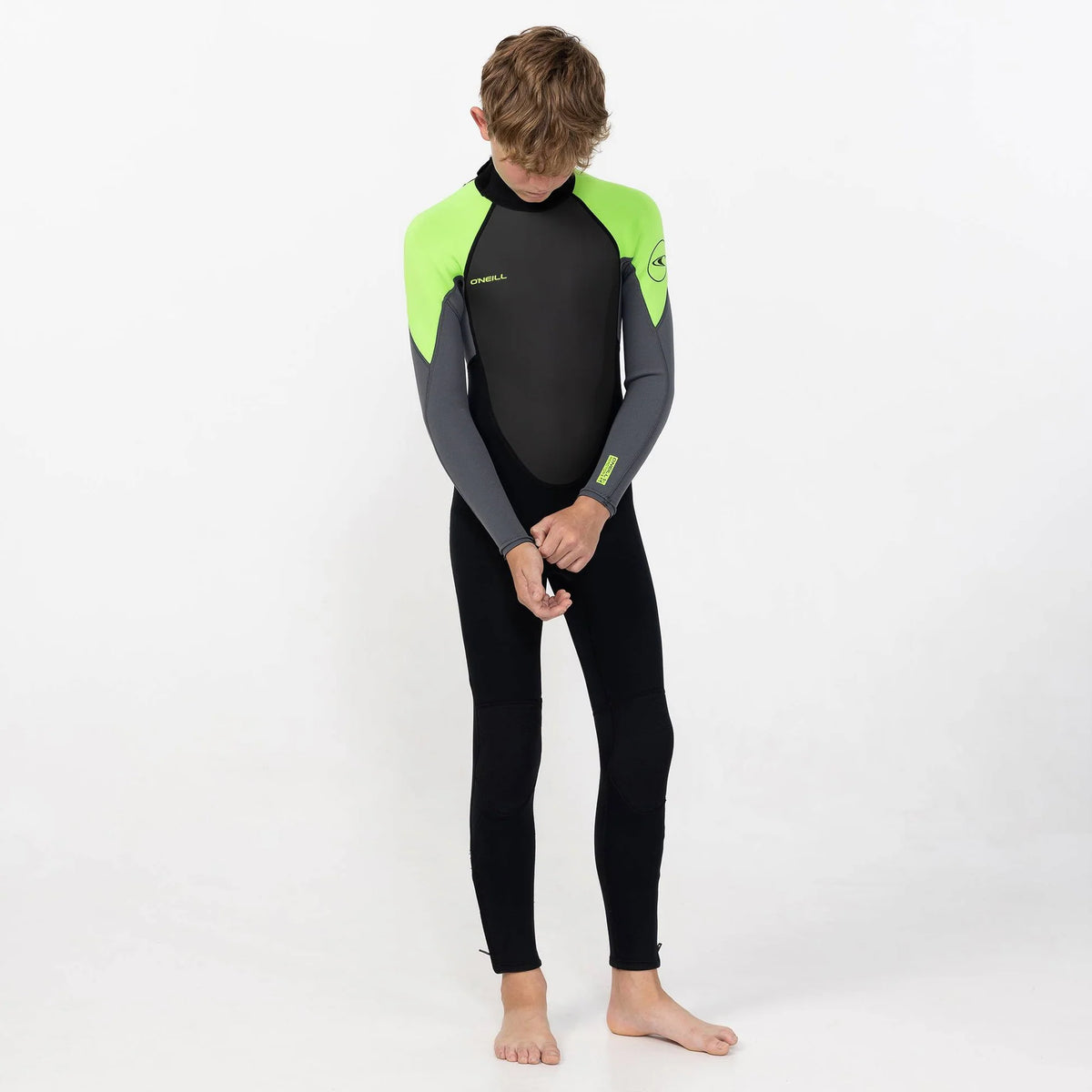 O'Neill Boys Reactor 2 Back Zip Full 3/2mm Wetsuit
