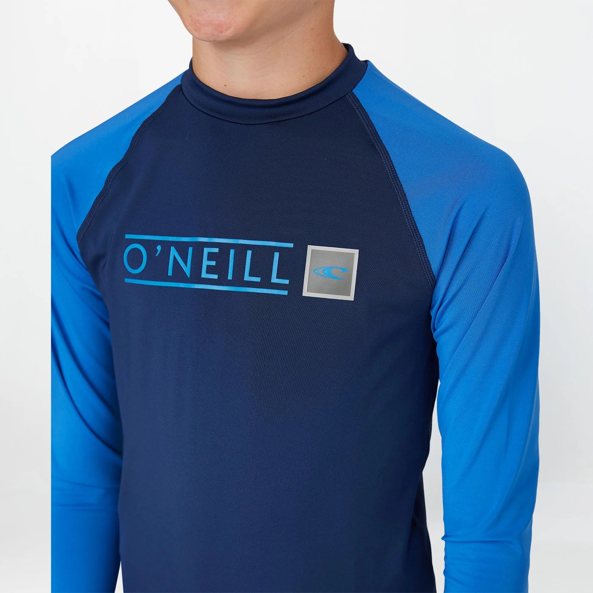 O'Neill Boys Reactor Block UV Long Sleeve Rash Vest