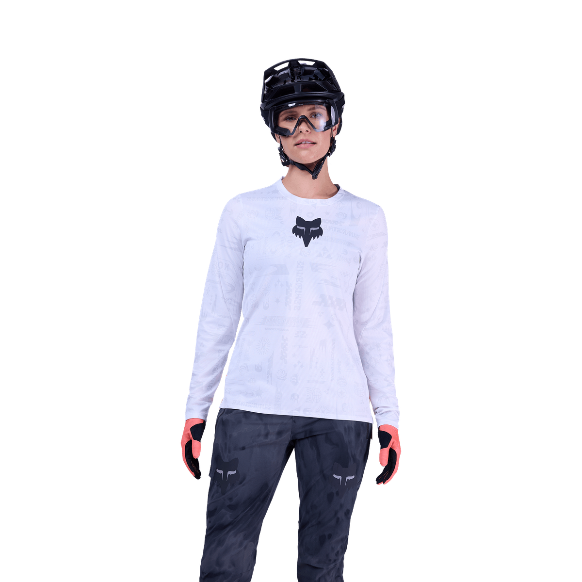 Fox Womens Ranger LS Jersey Lunar SE