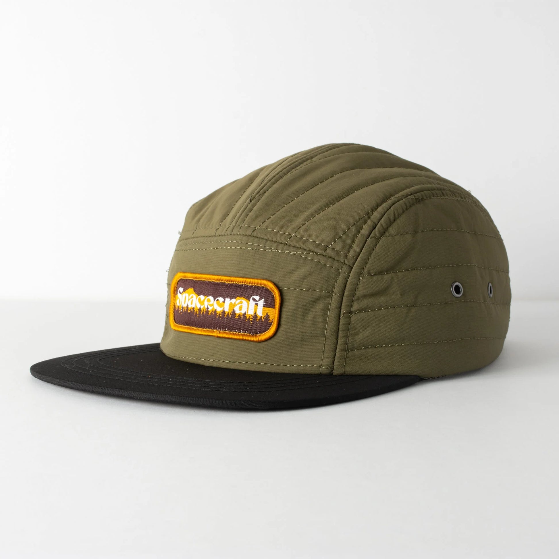 Spacecraft Camp Puffy Cap One Size Olive