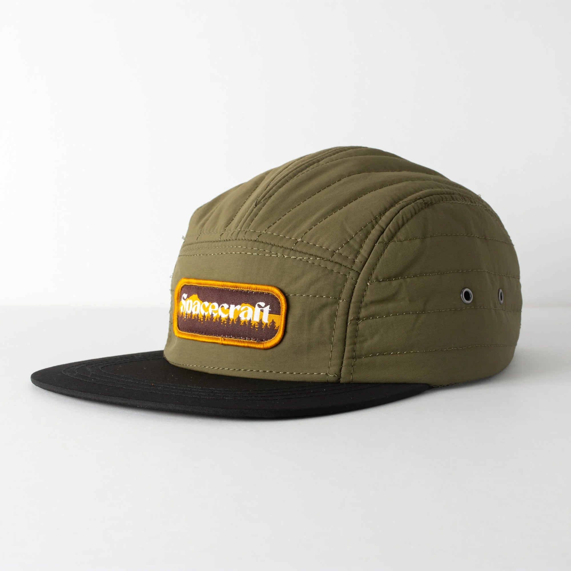 Spacecraft Camp Puffy Cap One Size Olive