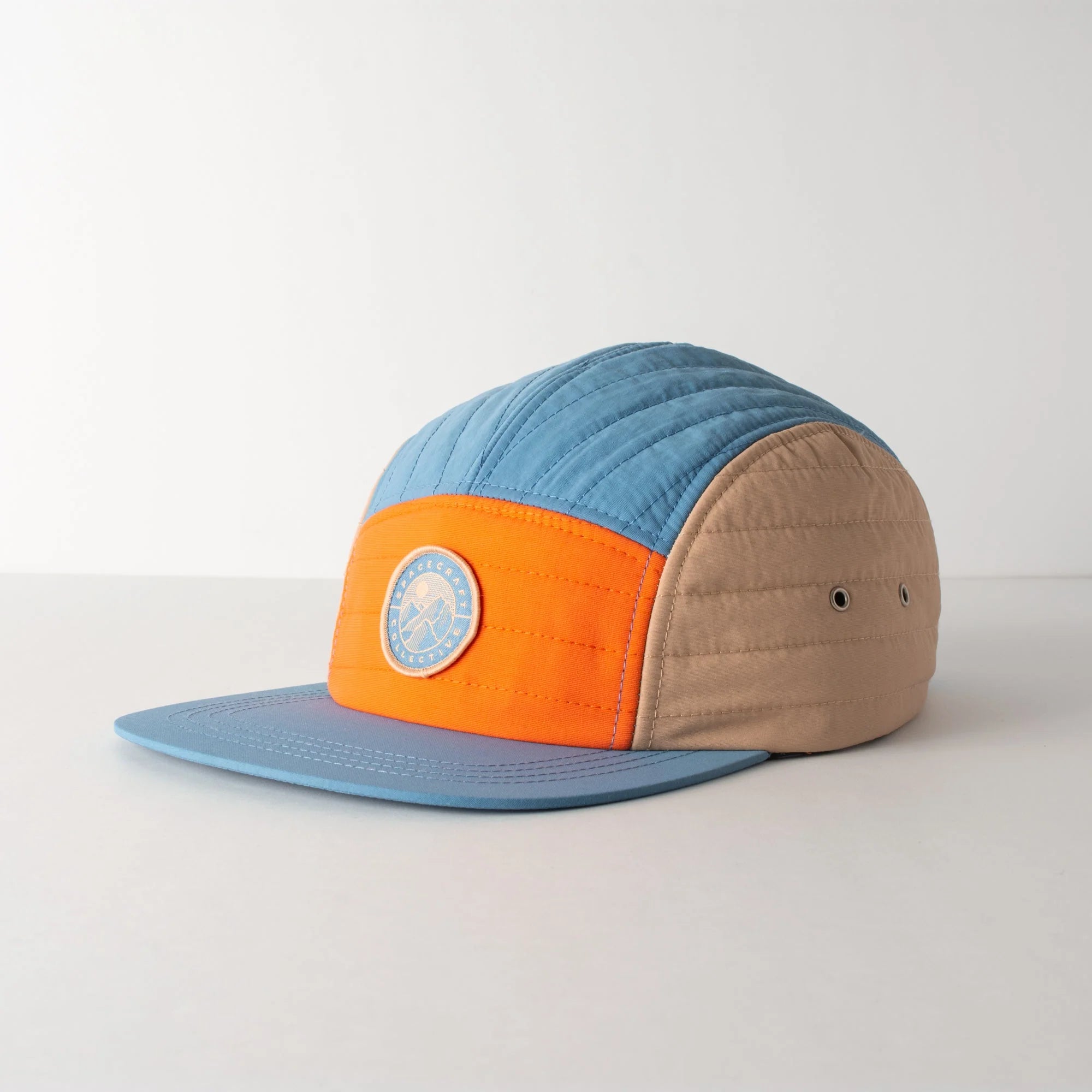 Spacecraft Camp Puffy Cap One Size Blue
