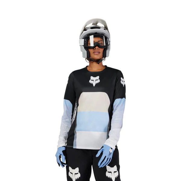 Fox Womens Ranger Long Sleeve Jersey Grid
