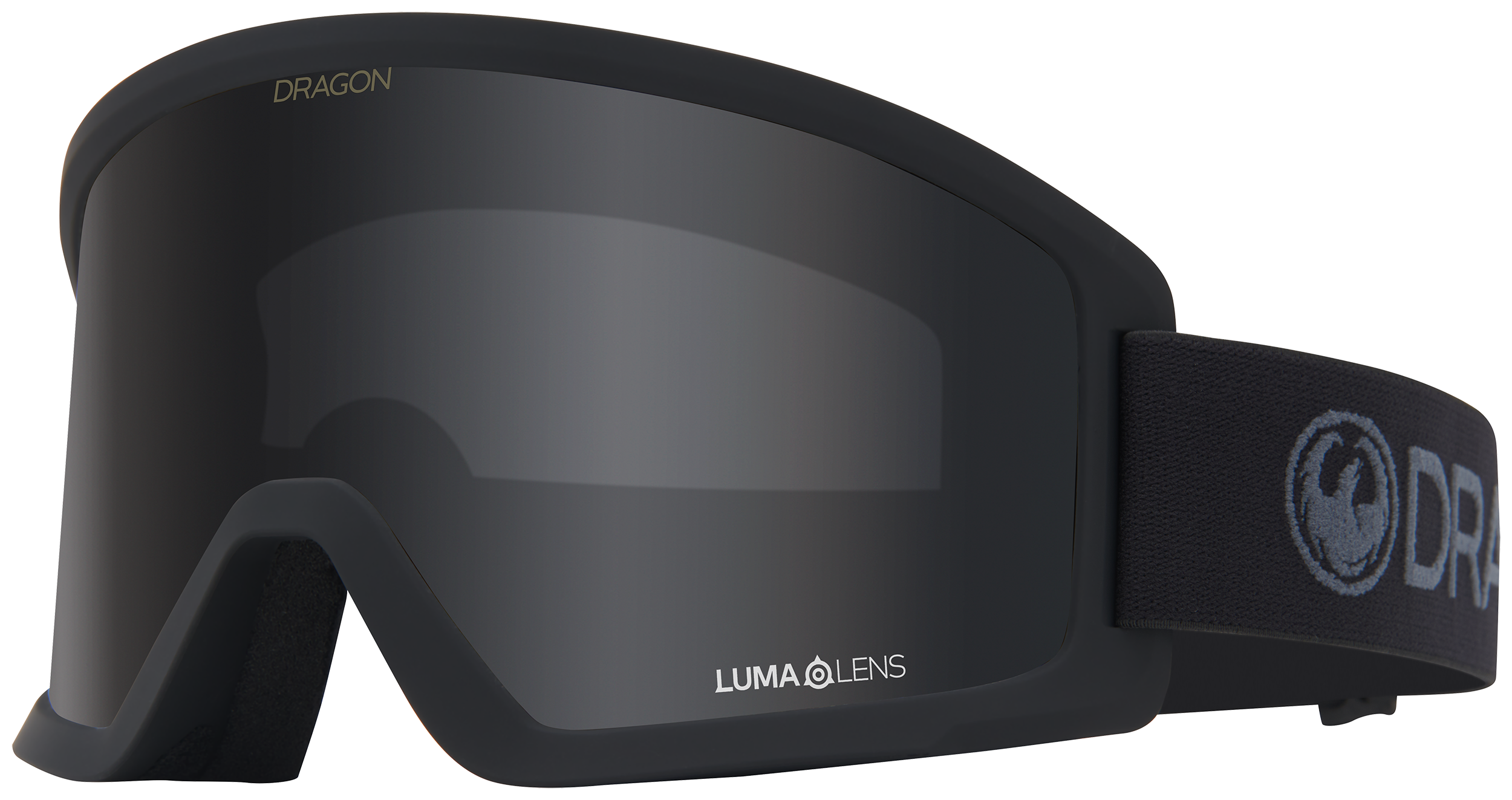 Dragon DX3 L OTG Snow Goggle LL Dark Smoke Blackout