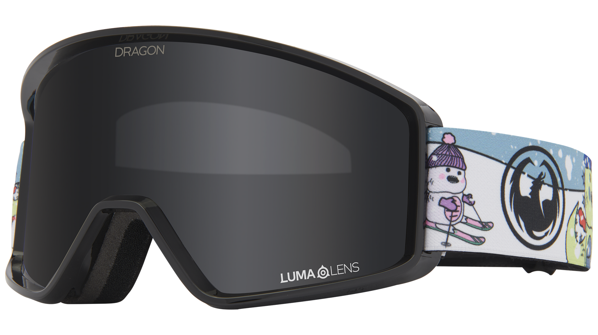 Dragon DXT OTG Snow Goggle LL Dark Smoke Pow Day