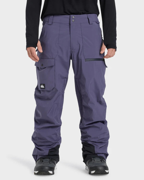 Quiksilver Mens Utility Pants Graystone