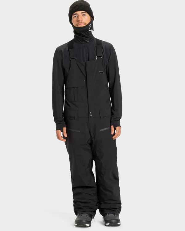 Quiksilver Mens Paramo Stretch 20K Bib True Black