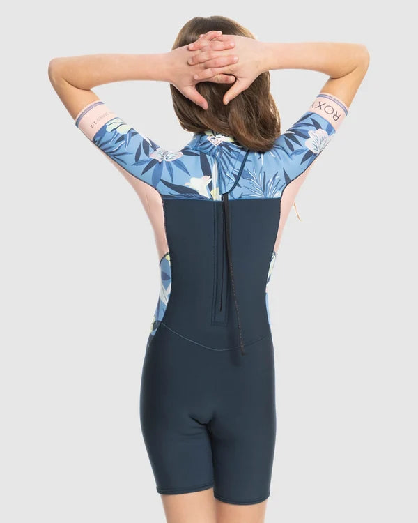 Roxy Youth Girls 2.0 Swell Series Short Sleeve Springsuit