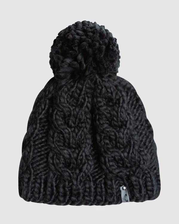 Roxy Womens Winter Beanie One Size True Black