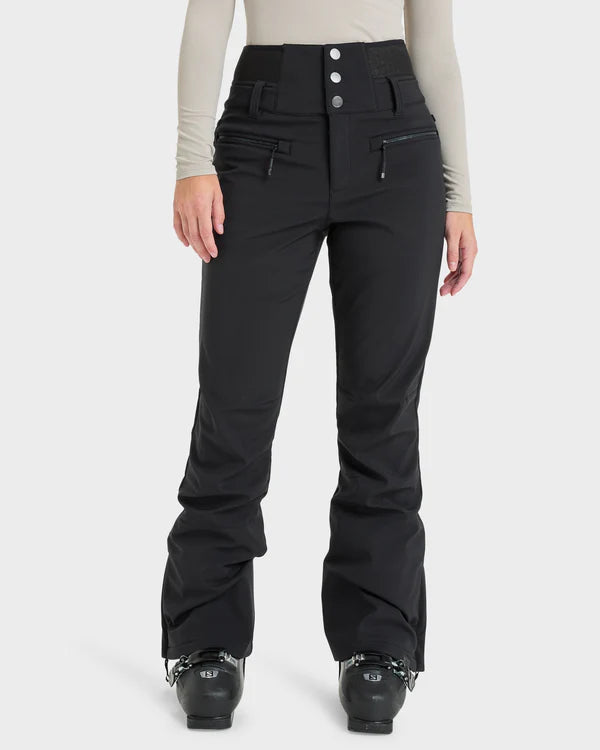 Roxy Womens Rising High Pants True Black