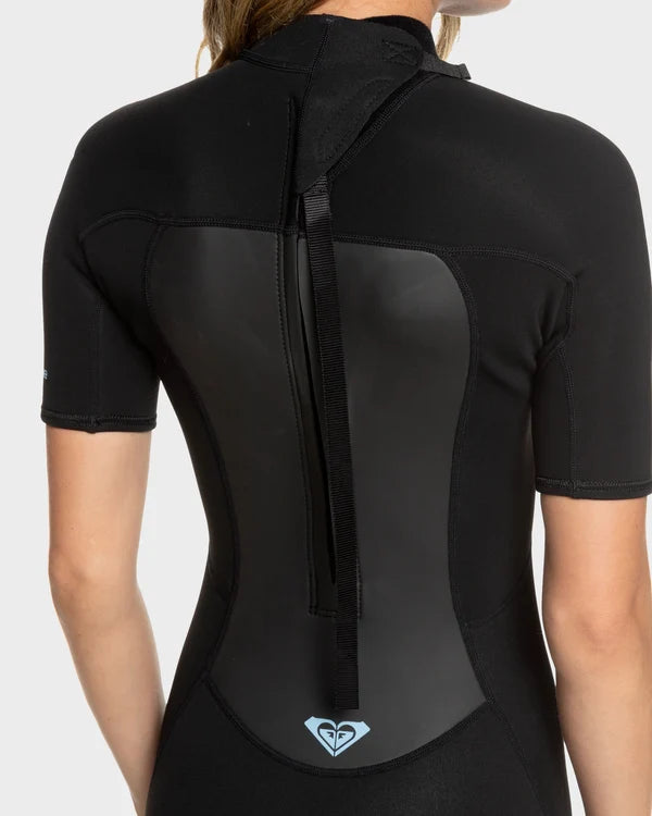 Roxy 2/2 Prologue Womens Back Zip Short Sleeve Springsuit
