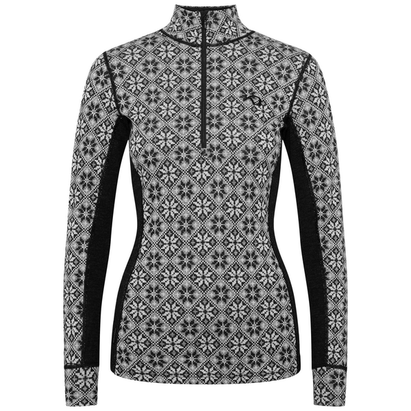 Kari Traa Womens Rose Merino Half Zip Base Layer Top