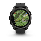 Garmin fenix 8 GPS Watch AMOLED, Sapphire Screen, Carbon Grey DLC Titanium Bezel