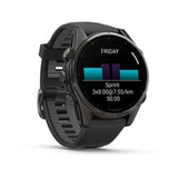 Garmin fenix 8 GPS Watch AMOLED, Sapphire Screen, Carbon Grey DLC Titanium Bezel
