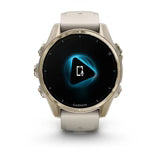 Garmin fenix 8 GPS Watch AMOLED, Saphire Screen, Soft Gold Bezel