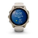 Garmin fenix 8 GPS Watch AMOLED, Saphire Screen, Soft Gold Bezel