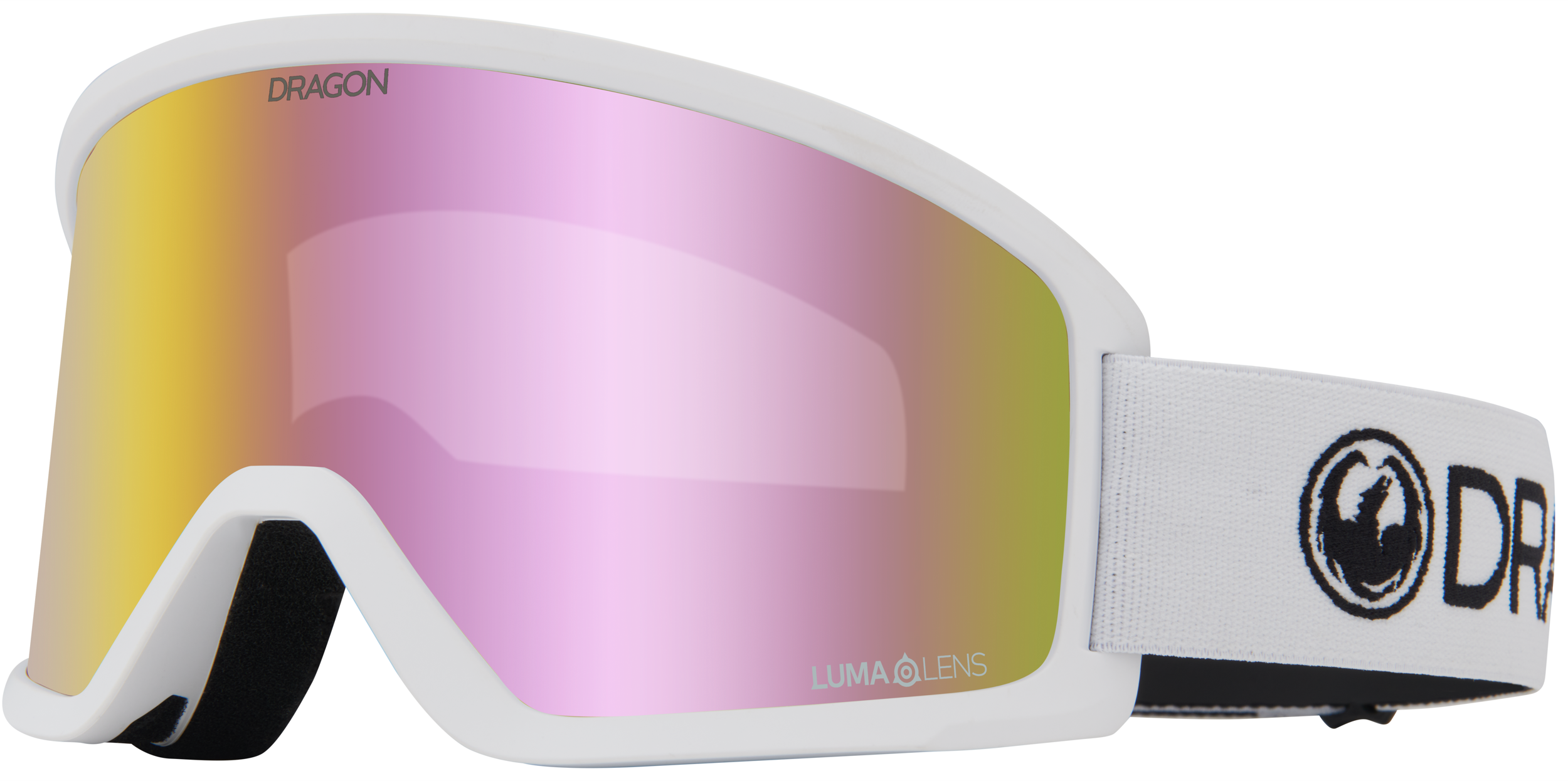 Dragon DX3 OTG Snow Goggle LL Pink Ion White