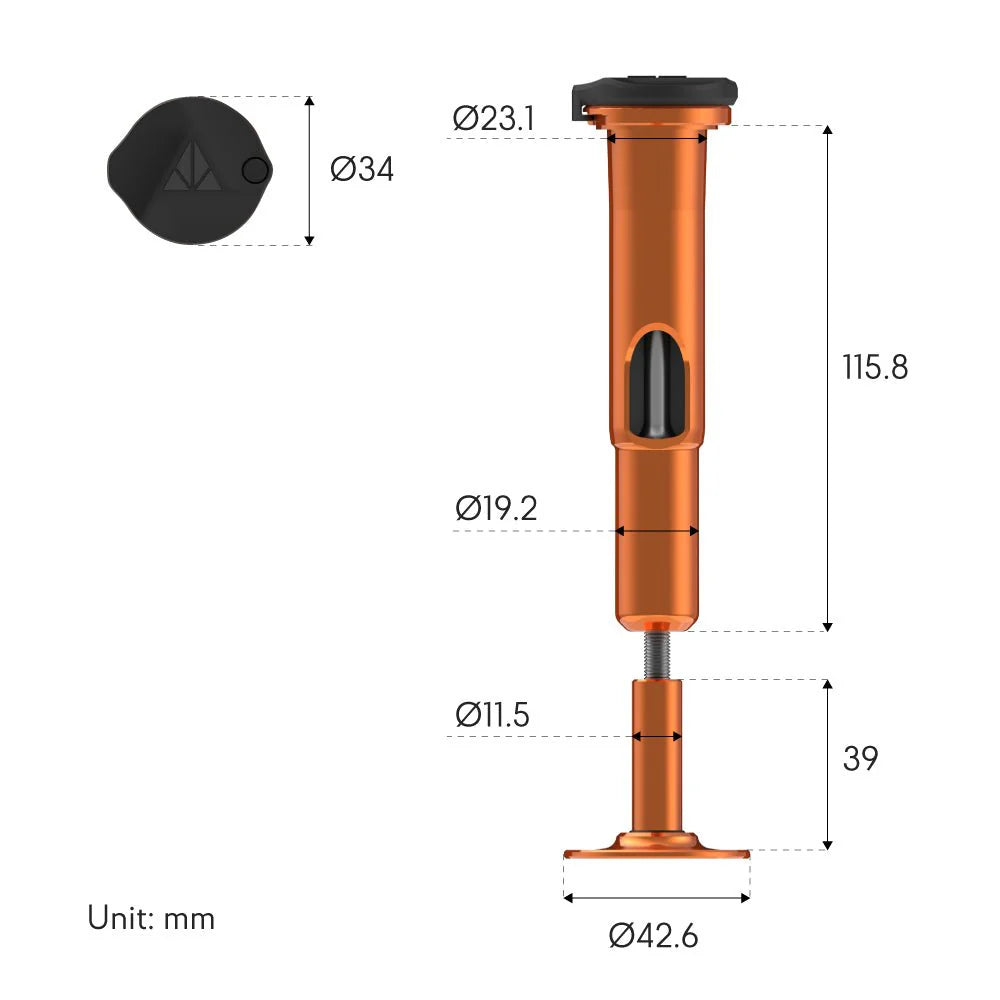 Granite Design Stash RT, Ratchet Tool Kit w/ 9 Bits and Steerer Tube Housing